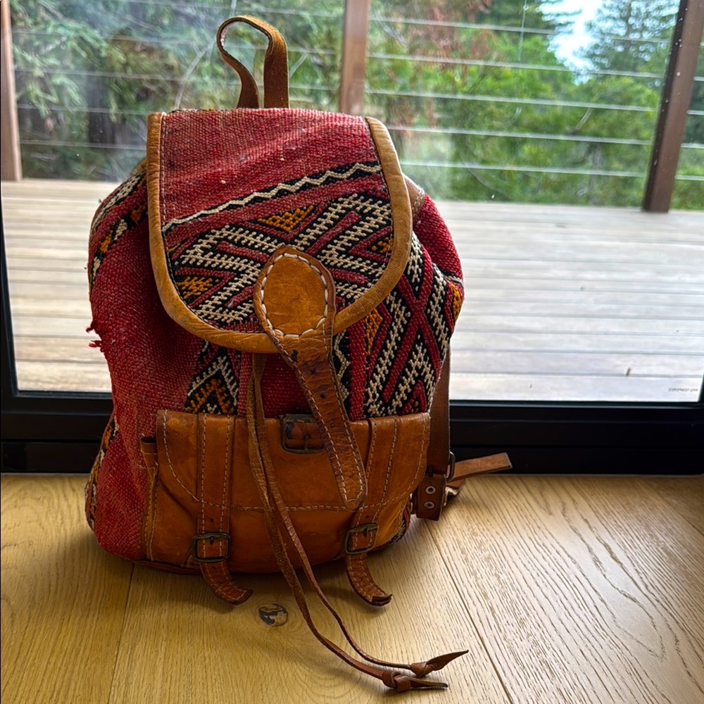 Handcrafted Moroccan Backpack - image 1